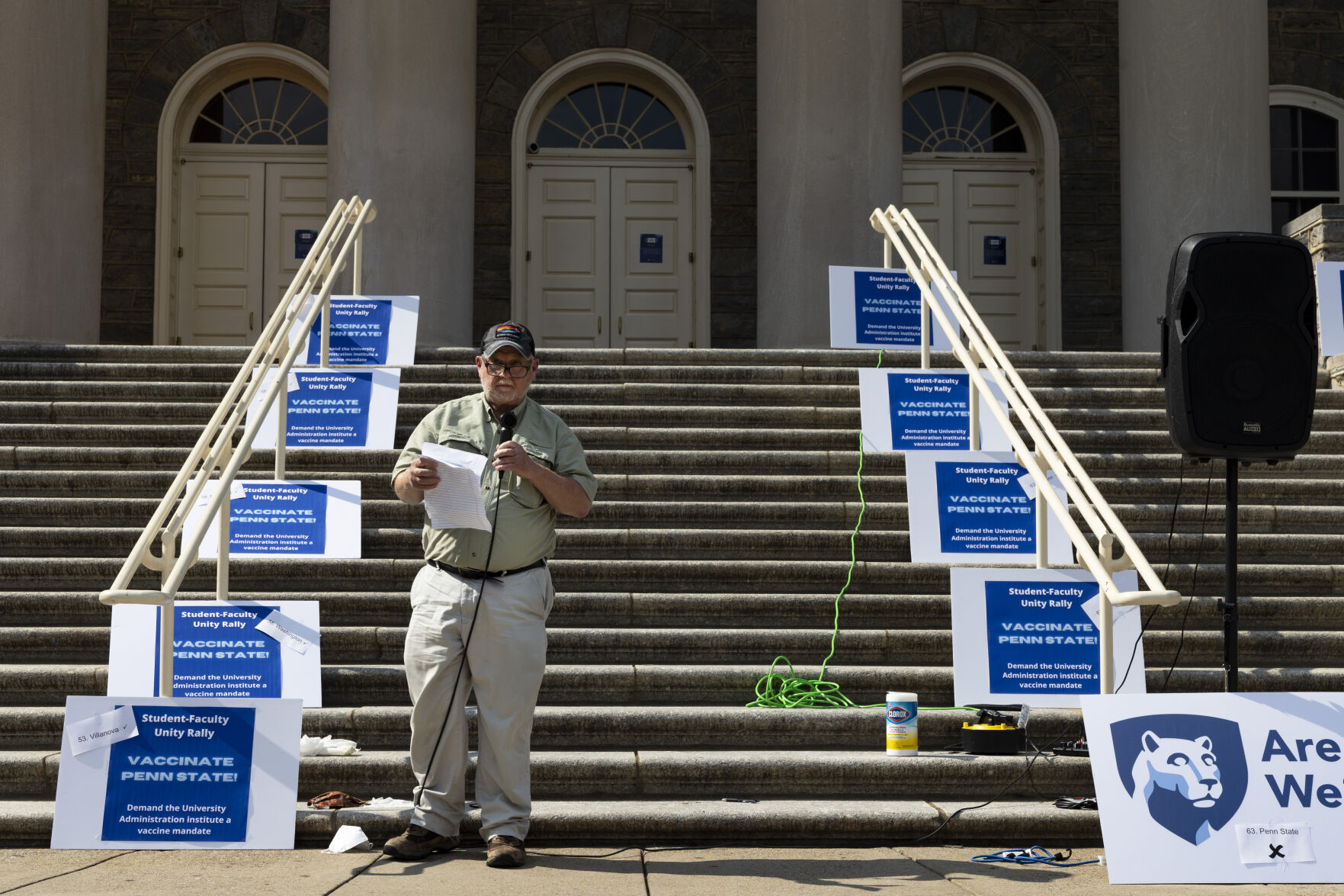 Rally to Vaccinate Penn State, Jesse Barlow
